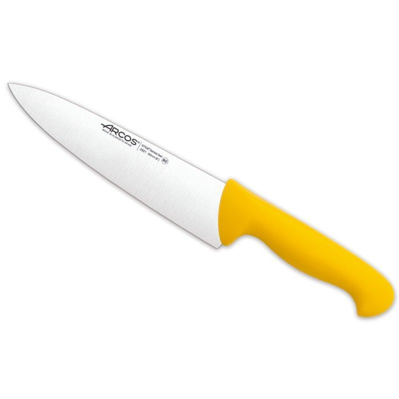 Cuchillo cocinero 200mm serie 2900 Amarillo