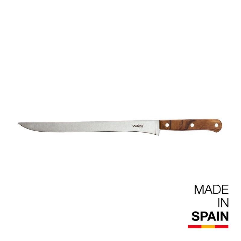 Cuchillo jamonero valira 25 cm olivo