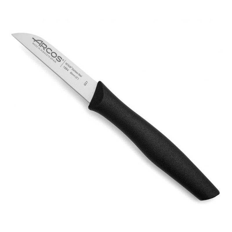 Cuchillo mondador color negro serie Nova 80 mm