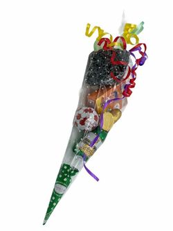 Cucurucho con chocolate de navidad