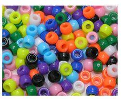 Cuentas de plástico opacas