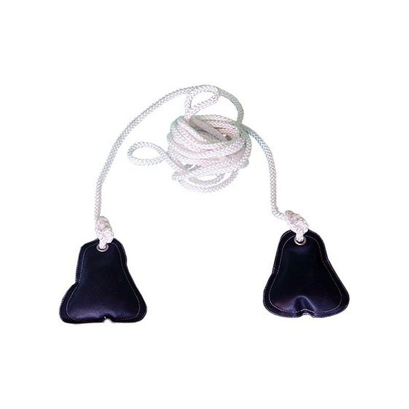 Cuerda con contrapesos para salto