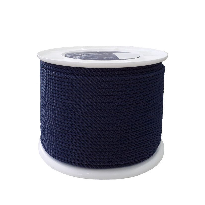 Cuerda Poliester 3C 6 Mm Azul Ehs