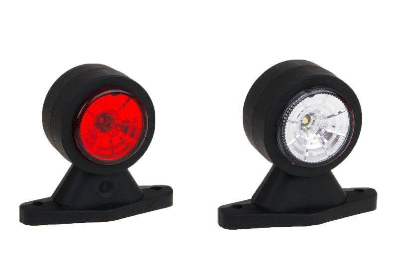 Cuerno de gálibo LED blanco y rojo corto FT-009ALED - Fristom