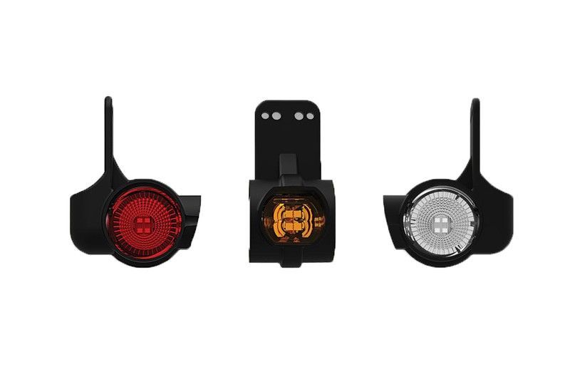 Cuerno de gálibo LED derecho colgante FT-140WPLED - Fristom