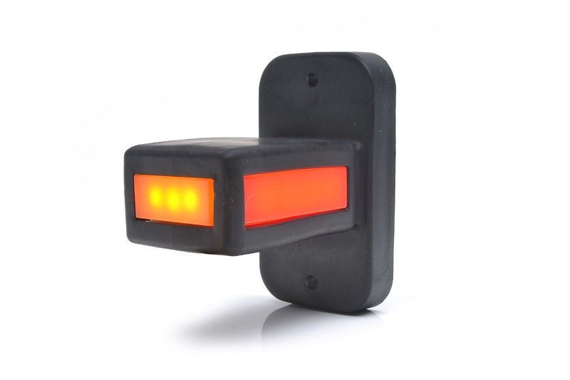 Cuerno de gálibo LED derecho e izquierdo blanco, rojo y ámbar 99-1169 - Was