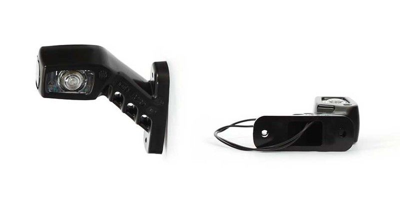 Cuerno de gálibo LED izquierdo blanco, rojo y ámbar 99-0241I - Was