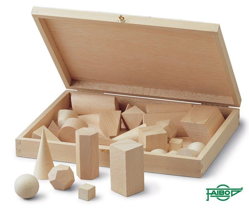 Cuerpos geométricos madera