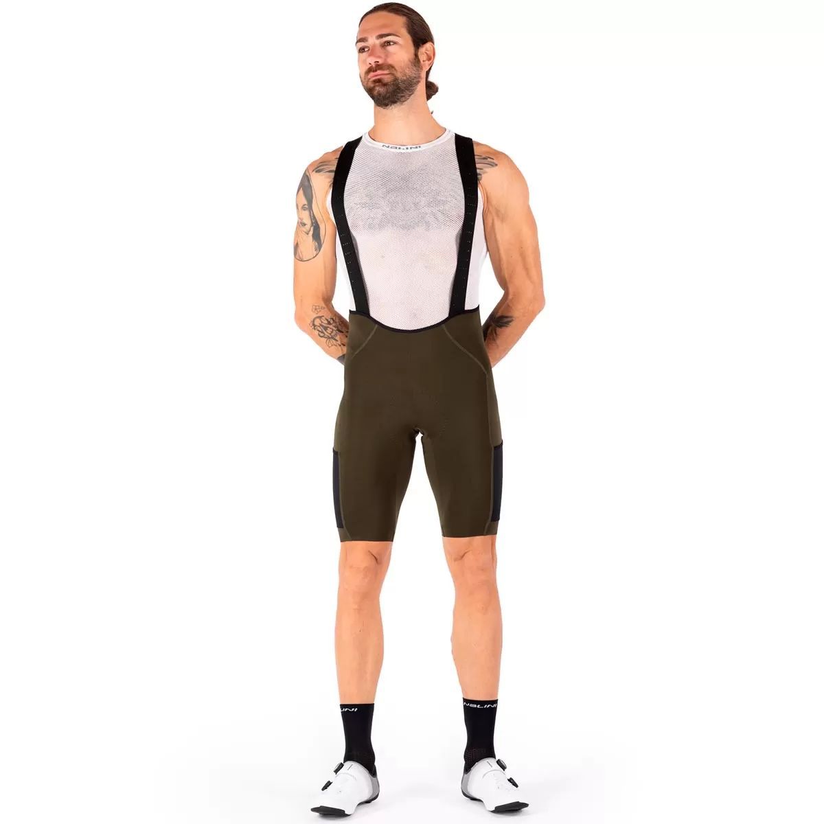 🚴‍♂️ Culotte con Tirantes Cargo Gravel para Hombre – Comodidad y Almacenamiento Extra 🧭🔥