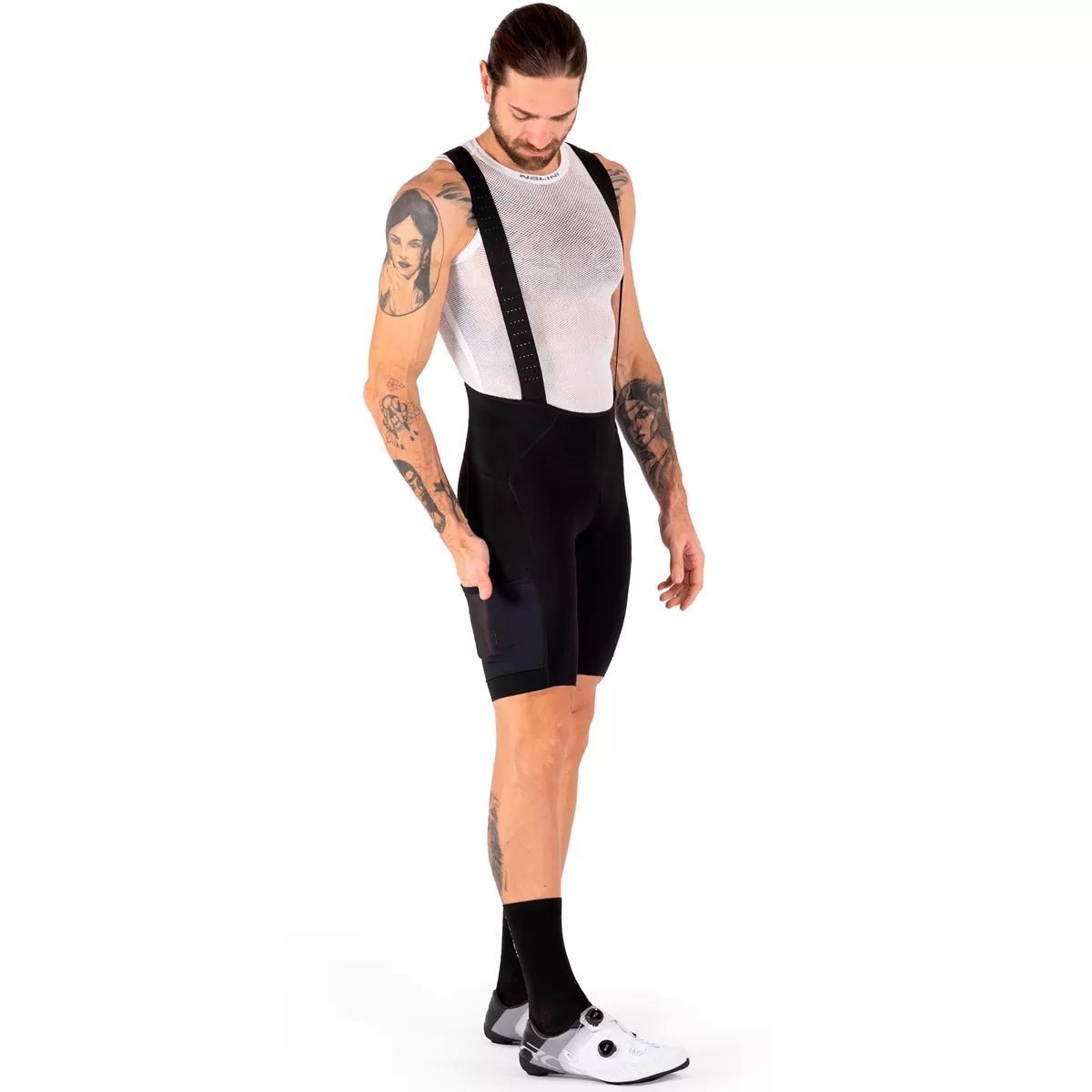 🚴‍♂️ Culotte con Tirantes Cargo Gravel para Hombre – Comodidad y Almacenamiento Extra 🧭🔥