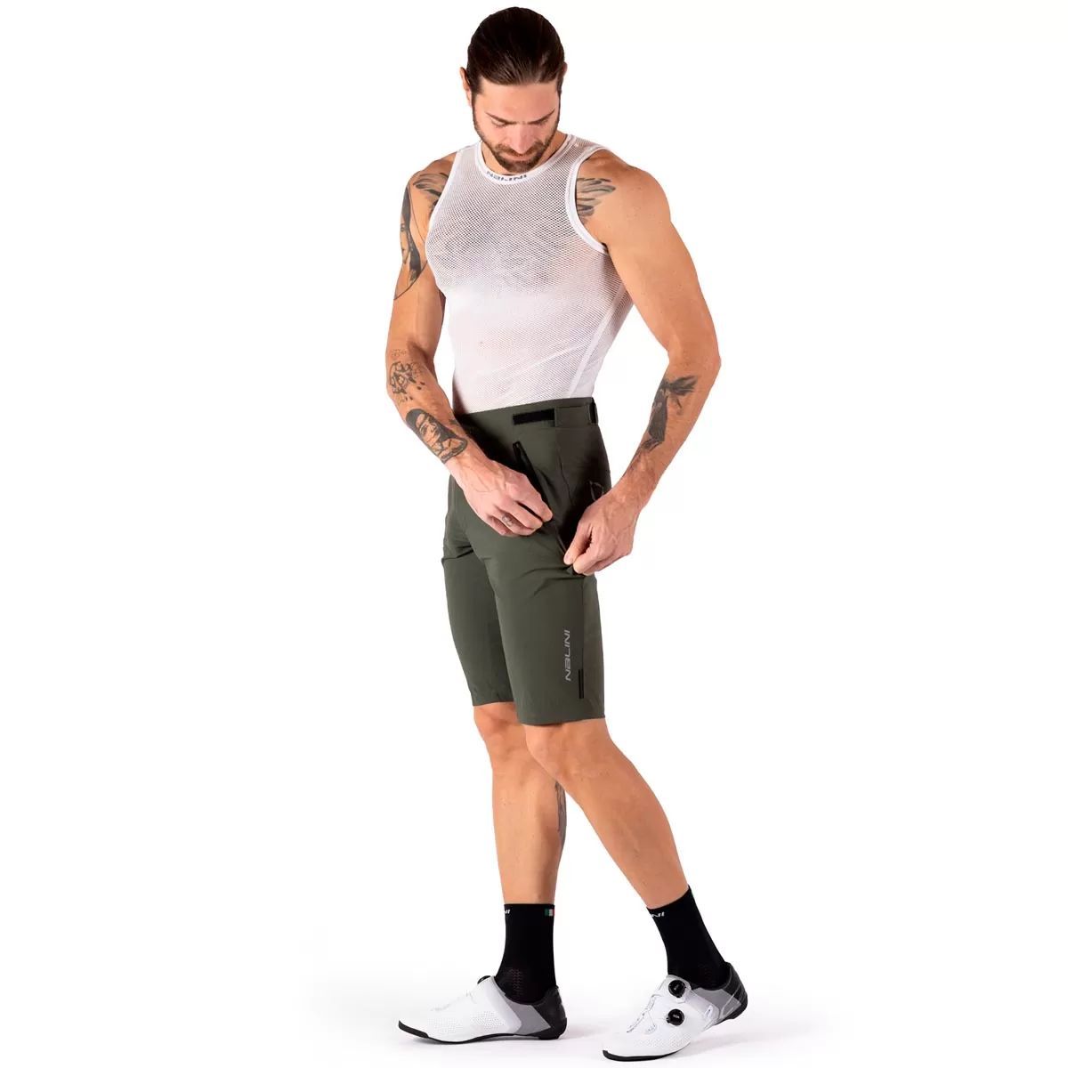 🚴‍♂️ Culotte PATCHWORK Bib Short – Pantalón de Ciclismo con Diseño Exclusivo 🎨🔥