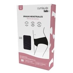 Cumlaude Braga Menstrual Color Negro Sin Costuras