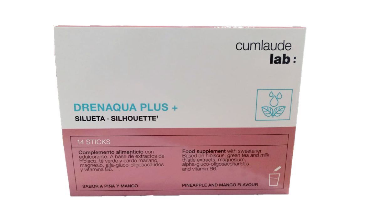 Cumlaude Drenaqua Plus+ 14 sticks silueta