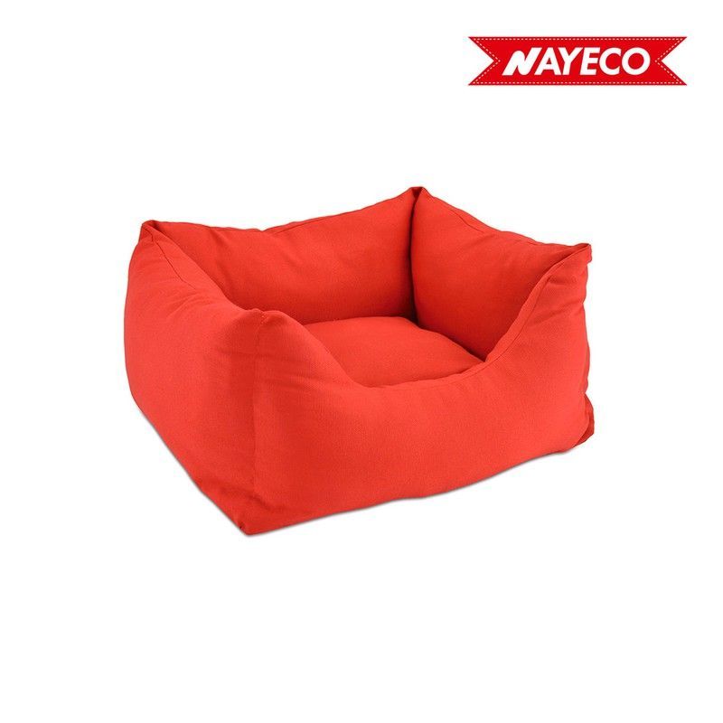 Cuna cuadrada roja 59x50x20cm