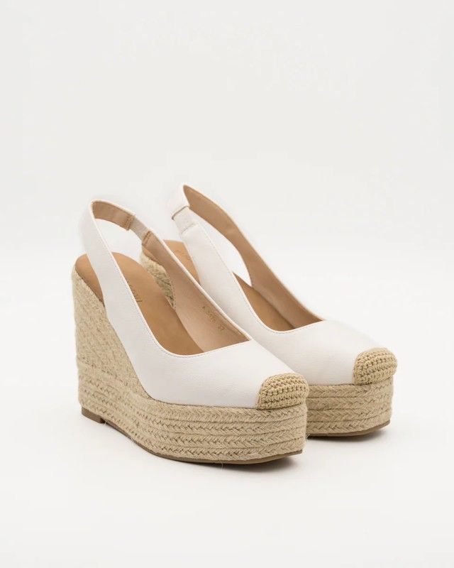 Cuña De Esparto Destalonado Blanco