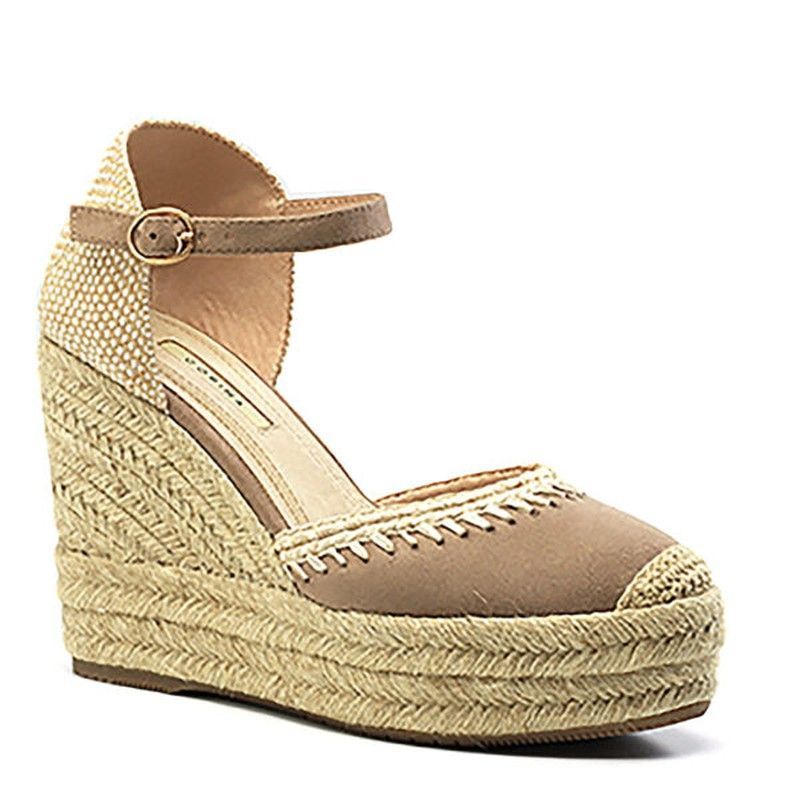 Cuña Esparto India Taupe de Corina Modelo M2302