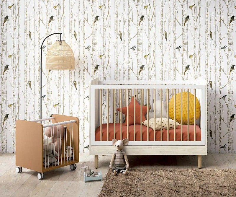 Cuna Ros Artic con pata cilíndrica 120 x 60