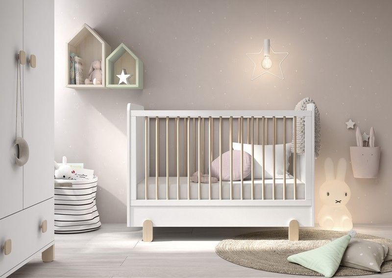 Cuna Ros Elemental 120 x 60 Patas