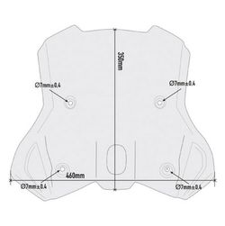 Cupula givi sin herrajes ktm.adventure/r 790 19>/390 20>/890 21>