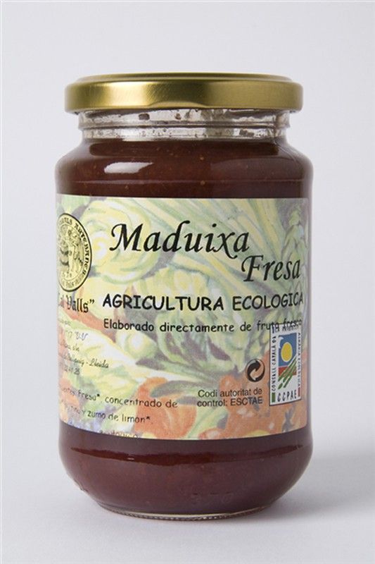 Cv Melmelada Maduixa 375gr Bio S/G