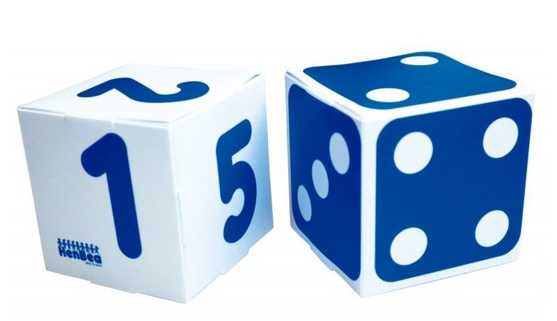 Dados Gigantes de Puntos y Números