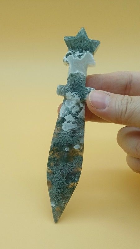 Daga de Ágata musgosa