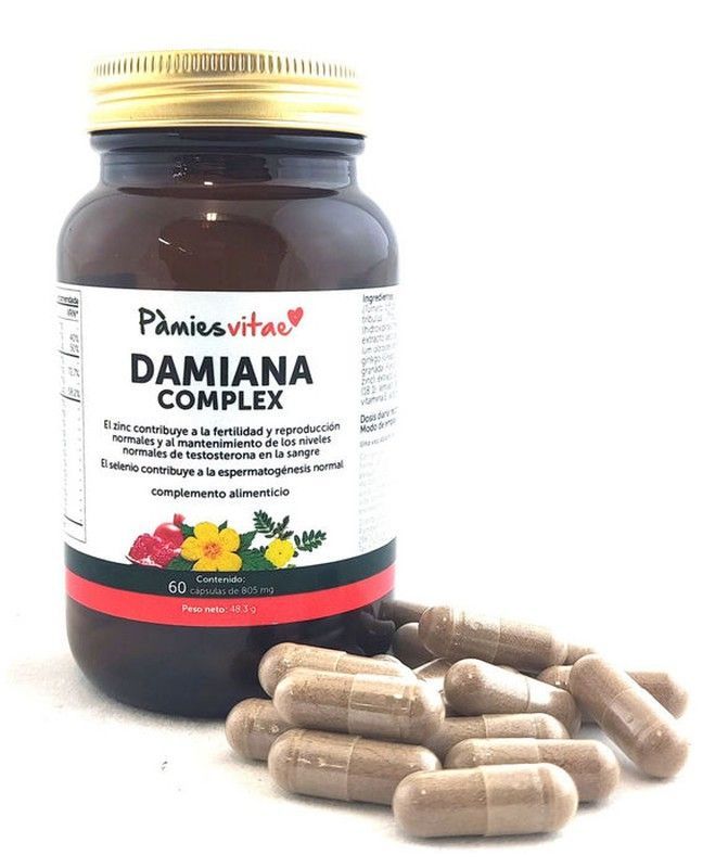 Damiana Complex PV 60 Cápsulas Pamies Vitae