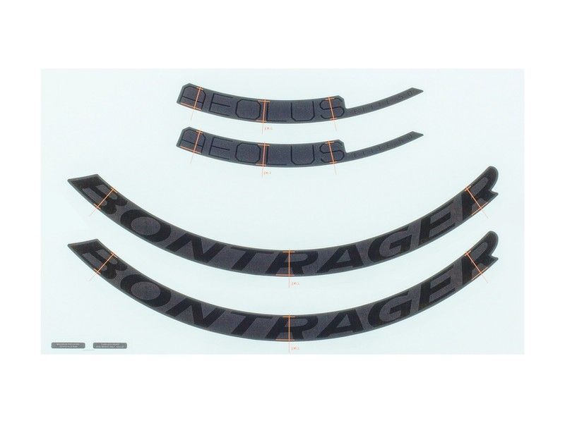 Decal bontrager aeolus elite 50 black/black