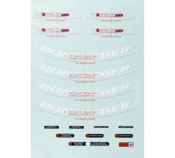 Decal bontrager aeolus xxx 2 white/red