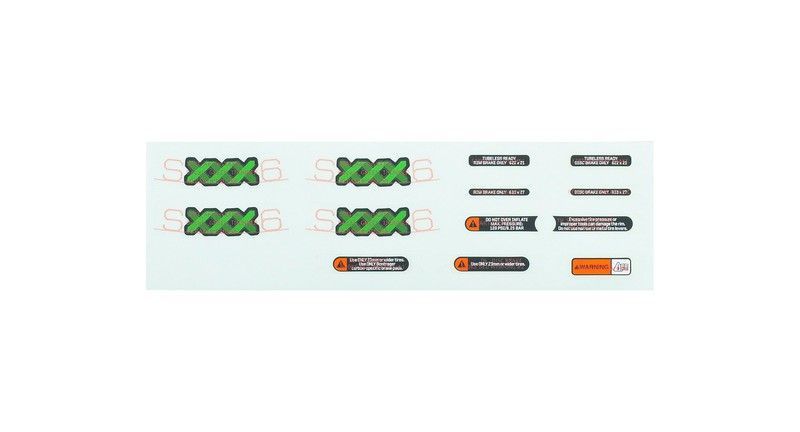 Decal bontrager aeolus xxx 6 icon green