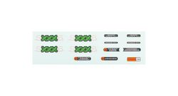 Decal bontrager aeolus xxx 6 icon green