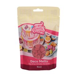 Deco melts rojo 250 grs funcakes