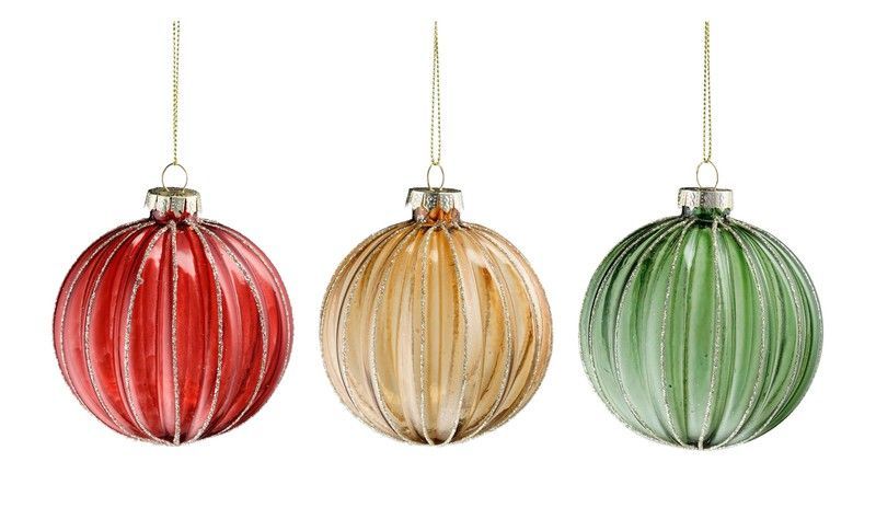 Decoracion Arbol Navidad Bola Verde Rojo Verde Edelmann