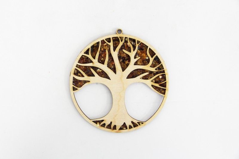 Decoración de Ámbar Árbol de la Vida