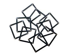 Decoracion de pared blacksquare 81x81 cm