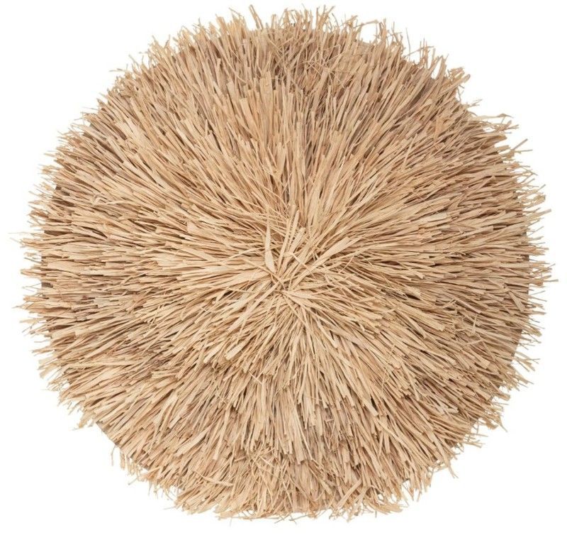 Decoración de pared en rafia Alaina diám. 64 cm
