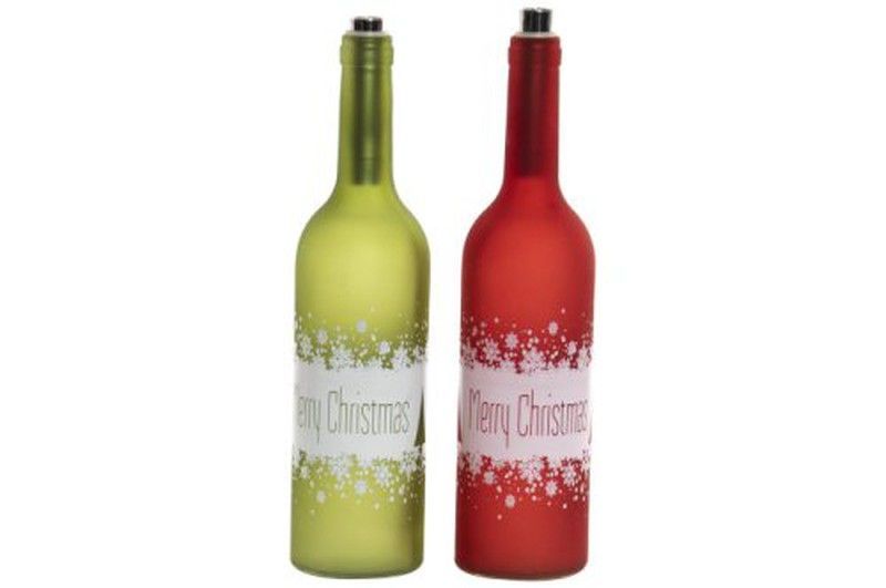 Decoracion Led Botella Cristal 160648