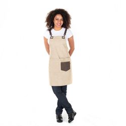 Delantal Con Peto Gobi 74x80 Cm Arpillera