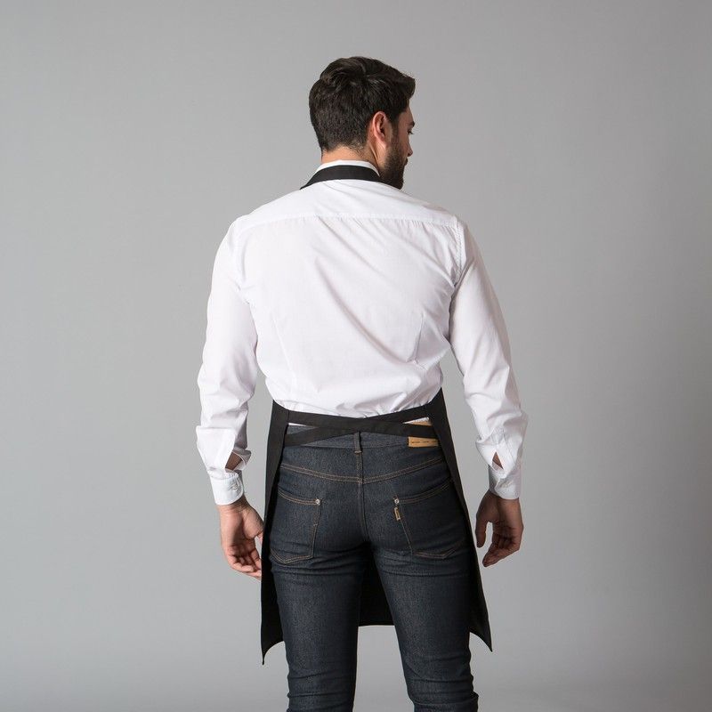 Delantal Con Peto Satinado 80x68 Cm