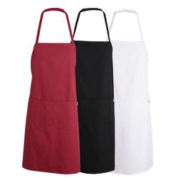 Delantal con peto y bolsillo 90x75