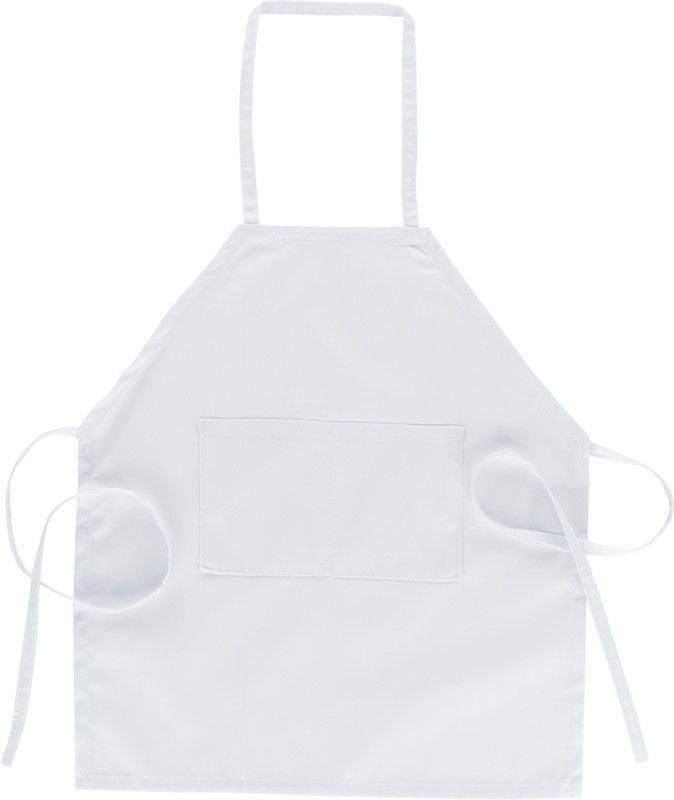 Delantal con peto y bolsillo Fabricación especial Blanco