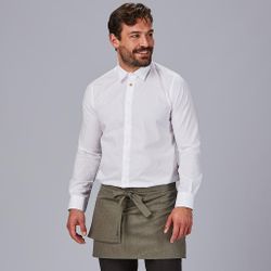 Delantal corto bolsillo cartera colores