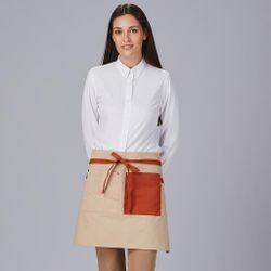 Delantal corto bolsillo colores