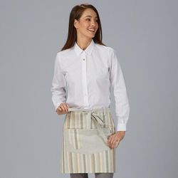 Delantal corto rayas