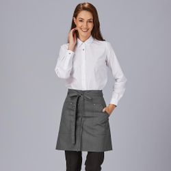 Delantal Corto Remaches Sarga Reciclada 50x74 Cm