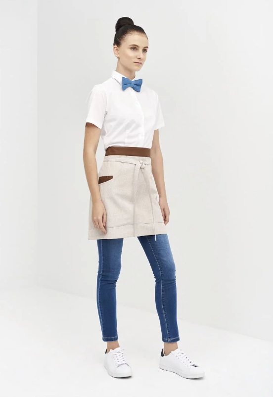 Delantal corto tipo saco