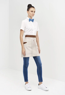 Delantal corto tipo saco