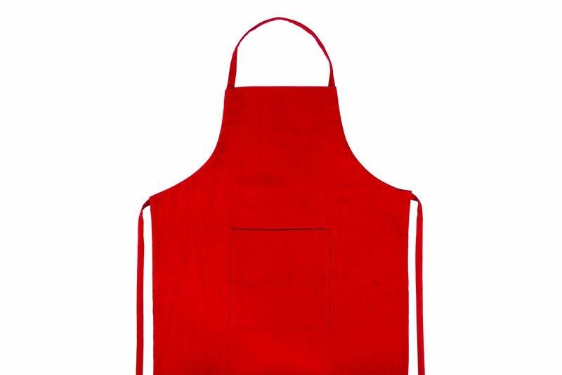 Delantal de cocina 60x90 Rojo Pure