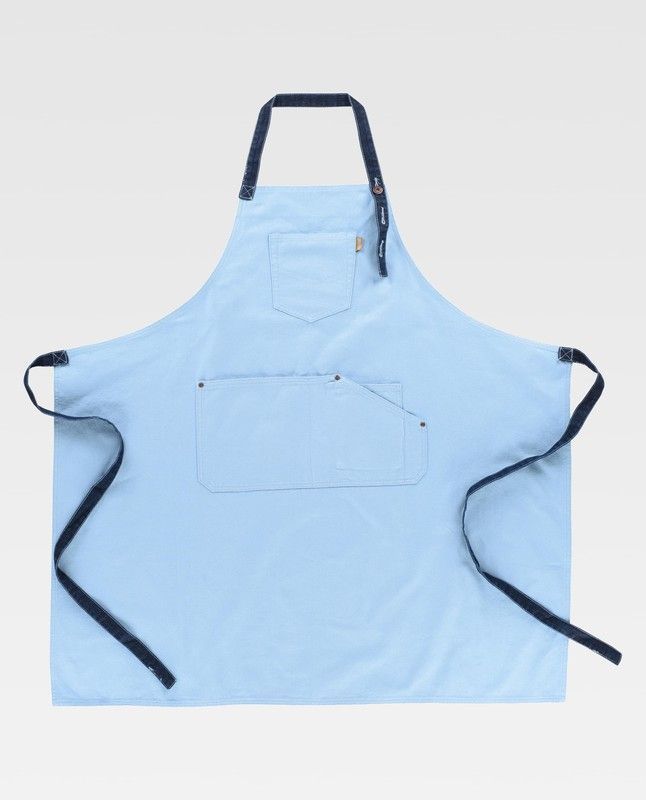 Delantal de color Celeste