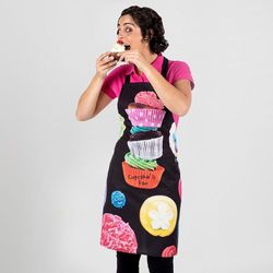 Delantal estampado cupcakes